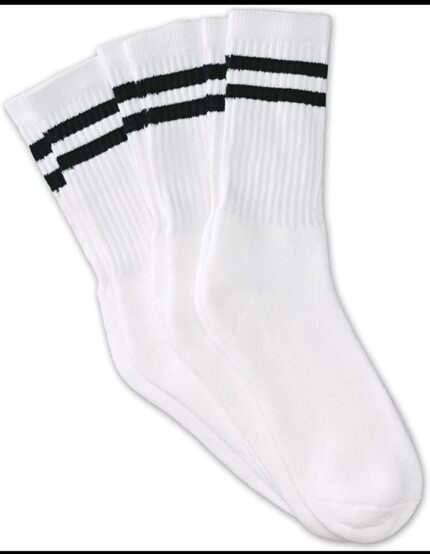 Cotton Crew Socks 6/12 Pairs Adjustable Size | Winter & Summer| Free Delivery 🚚