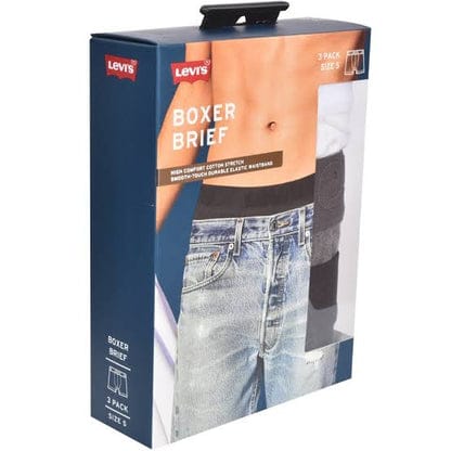 Levi's Pack Of 3 Men Cotton Boxer Random Color | Free Delivery 🚚